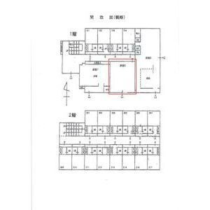 拡大写真:堺市堺区東雲西町2丁 1階2の間取り