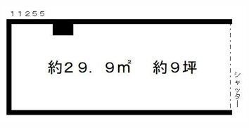 拡大写真:富田林市喜志町3丁目 1階1aの間取り