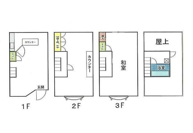拡大写真:和歌山市畑屋敷葛屋丁 1階bの間取り