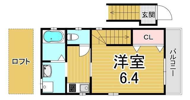 拡大写真:神戸市長田区腕塚町7丁目 2の間取り