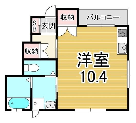 拡大写真:神戸市長田区腕塚町7丁目 101の間取り