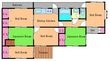 河内長野市北青葉台の間取図