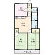 国府マンションの間取図