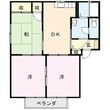 フォーレスキッタカの間取図