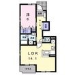 ル コルヌイエBの間取図