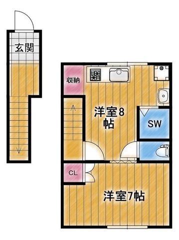拡大写真:寺尾ビル 12の間取り