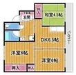 ビレッジハウス白川の間取図