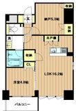 スプランディット上本町WESTの間取図