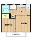 写真:サンヴィラ上之宮 2階202の間取図