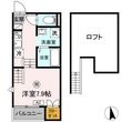 倉吉市上井の間取図
