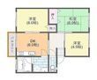 グリーンハウスCの間取図