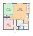 中井コーポの間取図