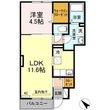倉吉市福吉町の間取図