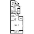 アヴァンス　Ｂ棟の間取図