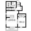 グリーンヒルズ大堤Bの間取図