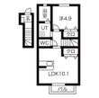レガーメeastの間取図