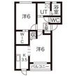 ラ・ヴィータ B棟の間取図