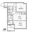 ティーズクーオレミューズ落合南長崎の間取図