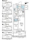 リビオメゾン御茶ノ水EASTの間取図