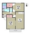 サニーヒル赤塚A棟の間取図