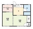 酒井アパートの間取図