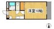 写真:ジュネス沖新 405の間取図