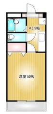 写真:ジュネス沖新 406の間取図