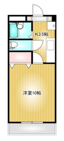拡大写真:ジュネス沖新 603の間取り