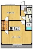 クレモンポイント・Aの間取図