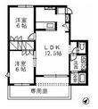 児島テラス A棟の間取図