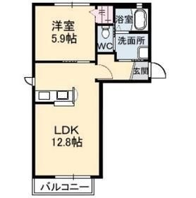 拡大写真:サンテ ファミレ 203の間取り