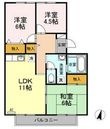 ファミーユ・ヴィラ A棟の間取図