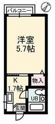 鳥取市職人町の間取図