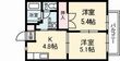 コンフォートの間取図