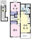 鳥取市的場3丁目の間取図