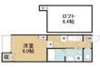 alpha the premier 吉方町の間取図