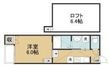 alpha the premier 吉方町の間取図