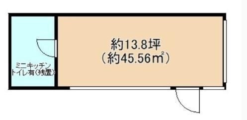 拡大写真:大阪市阿倍野区阪南町5丁目 1階T002の間取り