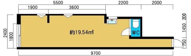 拡大写真:大阪市阿倍野区長池町 1の間取り