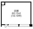 大阪市生野区桃谷5丁目の間取図